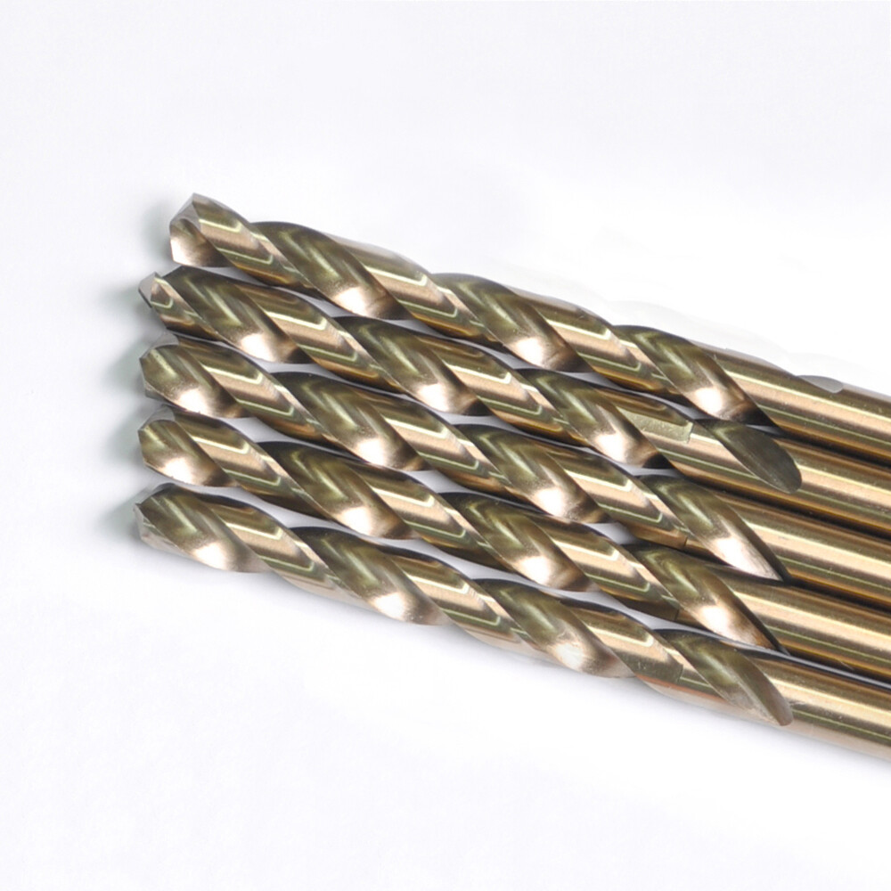 Drillforce 20PCS 1/8" Cobalt Drill Bit Set HSS M35 Jobber Length Metal Drill Bit