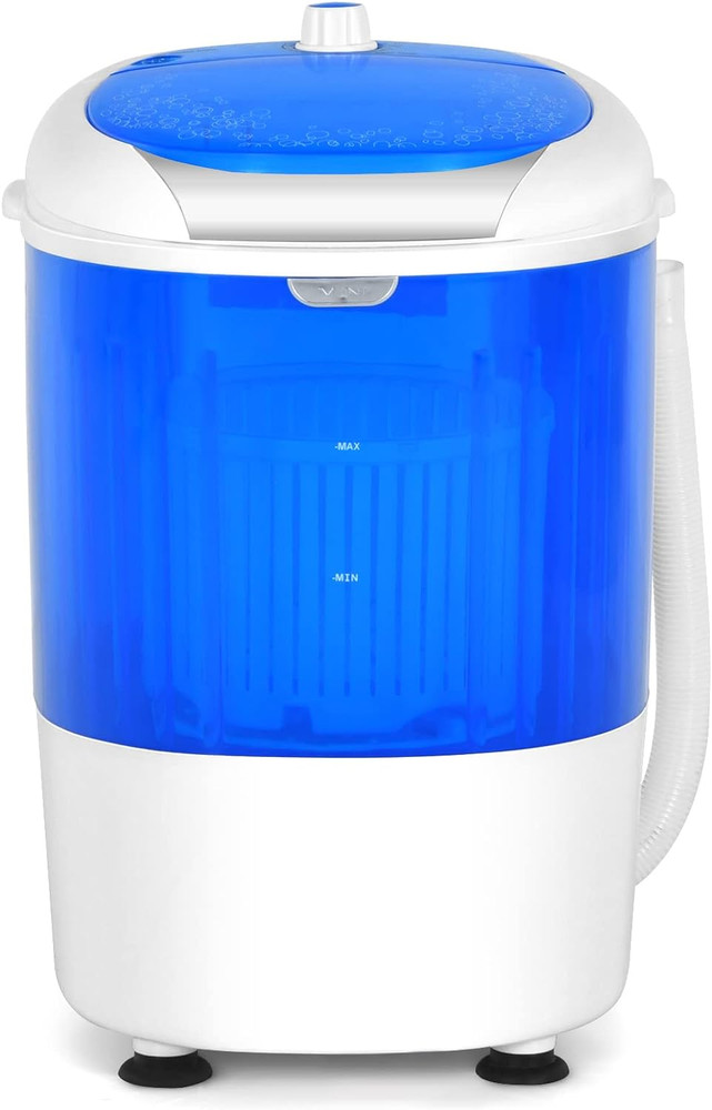 Compact Mini Washer & Spinner, 5.5lbs Semi-Automatic Portable Laundry Machine