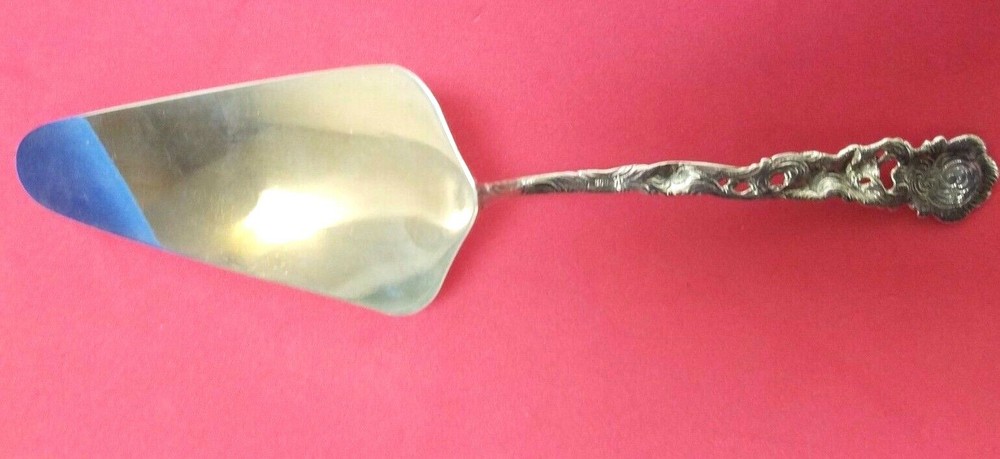 800 Silver Pastry or Pie Server with Cupid (#3258)