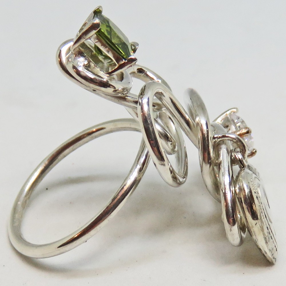 Unique Sterling Silver Hand Crafted Upcycled Flexi-Ring By SoniaMcD