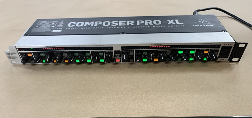 Behringer MDX2600 Audio Interactive Compressor Dynamics Processor Composer-XL