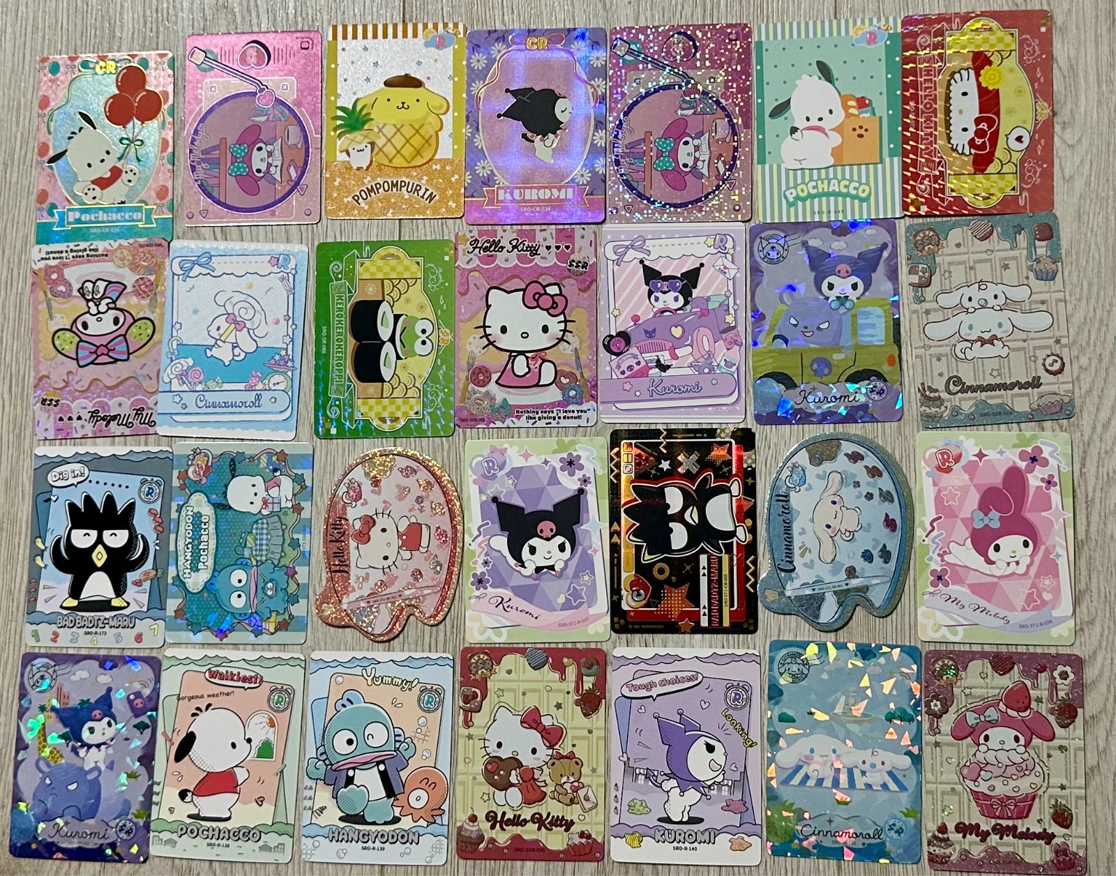 10x PACK LOT Sanrio Doujin Trading Cards Hello Kitty Sanrio Characters Melody