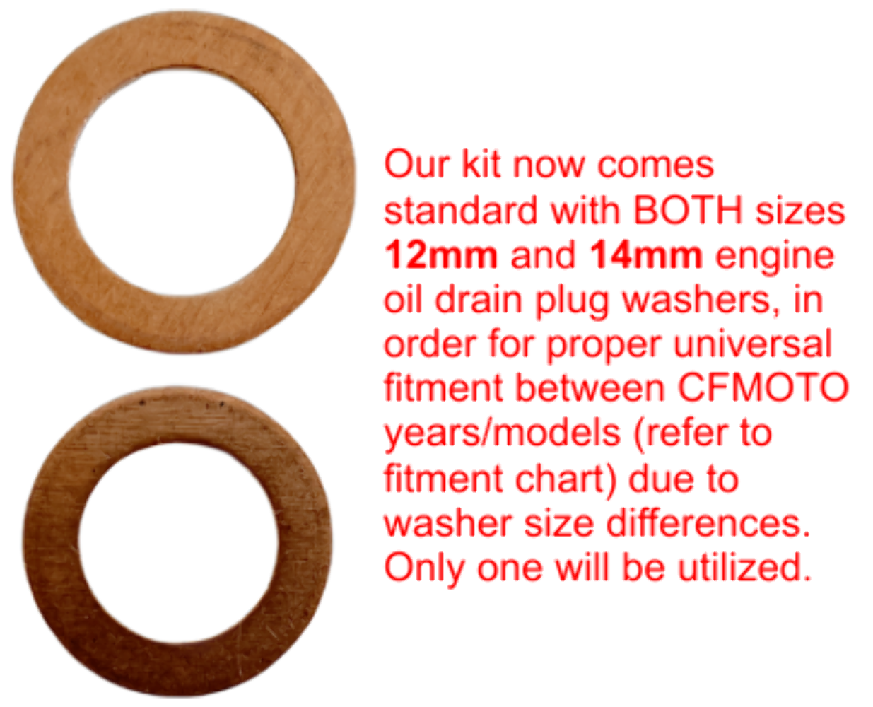 CFMOTO Oil Change Kit CFORCE/ZFORCE/UFORCE Synthetic Blend 10W-40 CRAFTED w/O-Ri