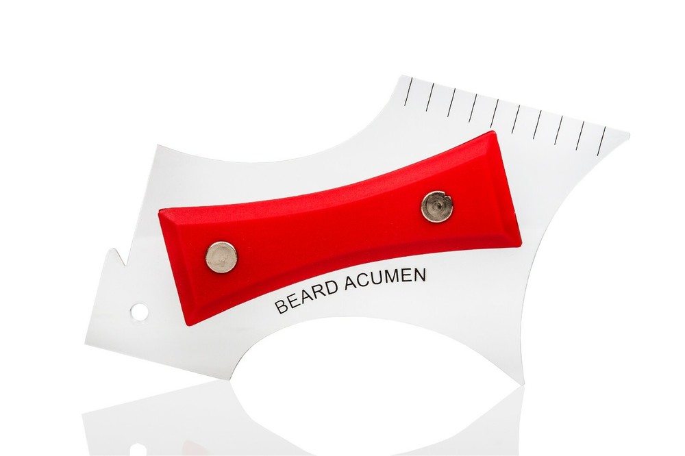 Beard Shaping Line Up Tool - Styling Template Guide for Perfect Edging