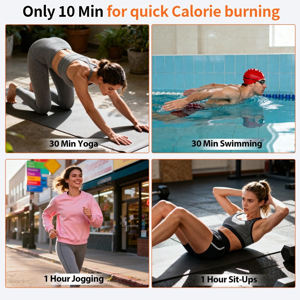 Vibration Platform Exercise Machine – Whole Body Workout, Fat-Burning Lympha...