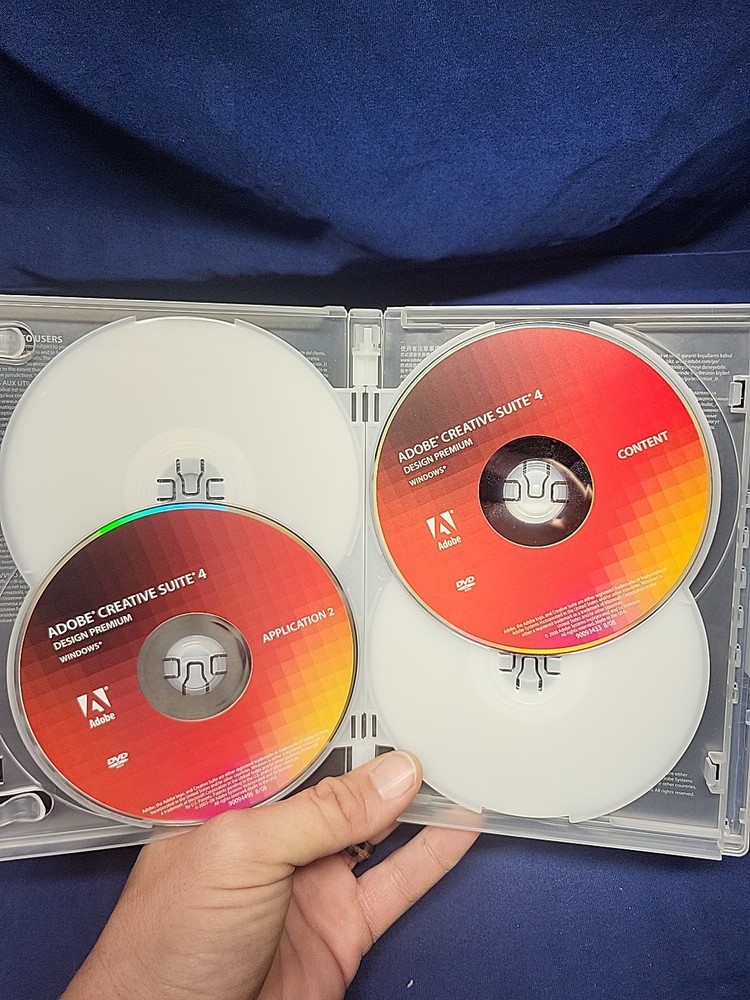 Adobe Creative Suite 4 CS4 Design Premium For Windows Full Retai DVD Version