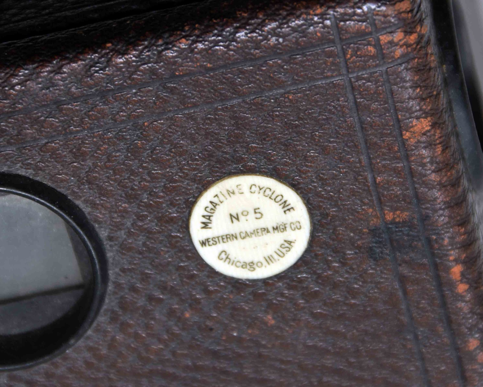 Vintage Western Camera Mfg. Co #5 Falling Magazine Cyclone with 12 Septums