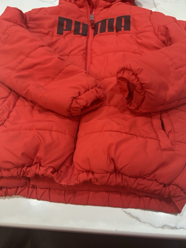 Kid Puma Winter Jacket Red Size 14-16