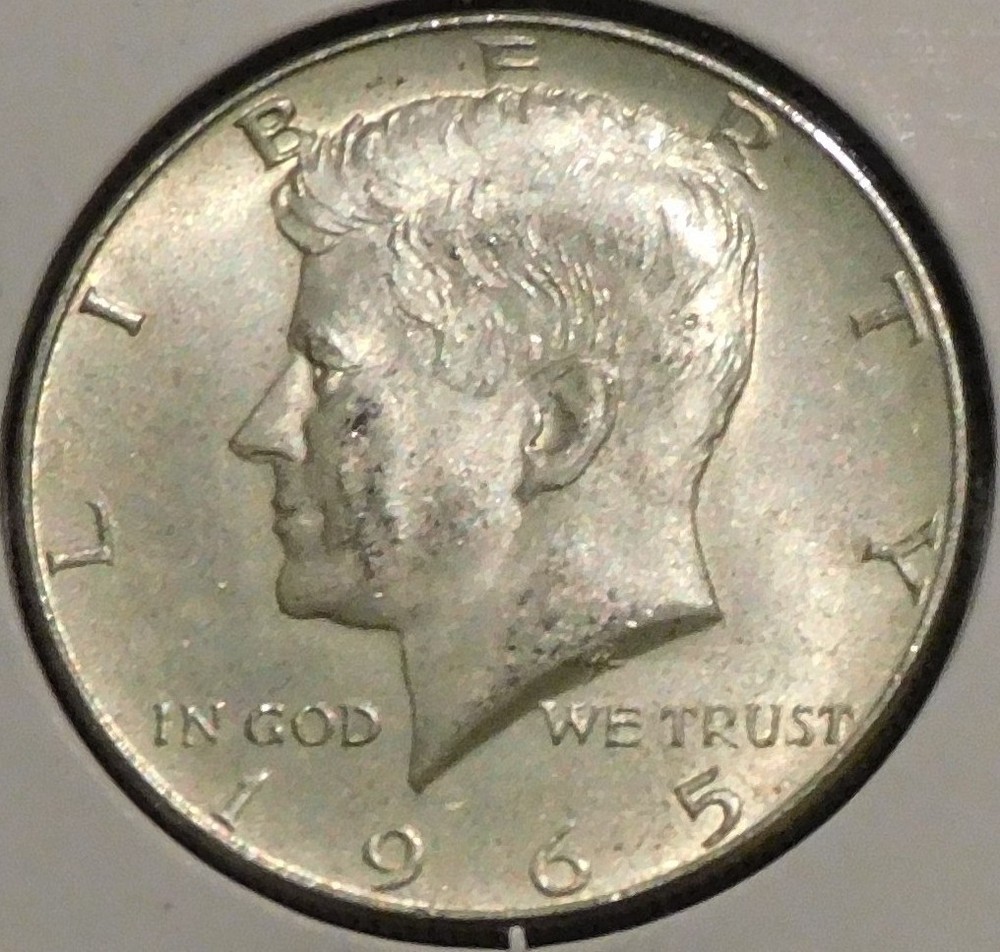 Silver Half Dollar - Kennedy - 1965