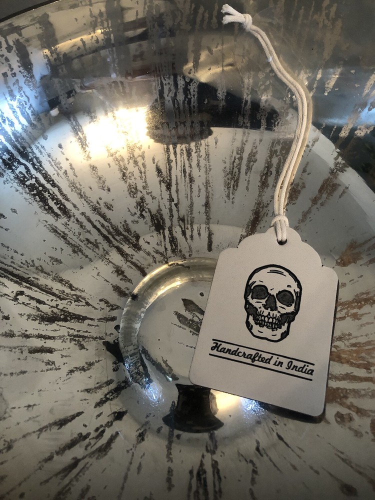 Halloween Serving Bowl With Skull Base