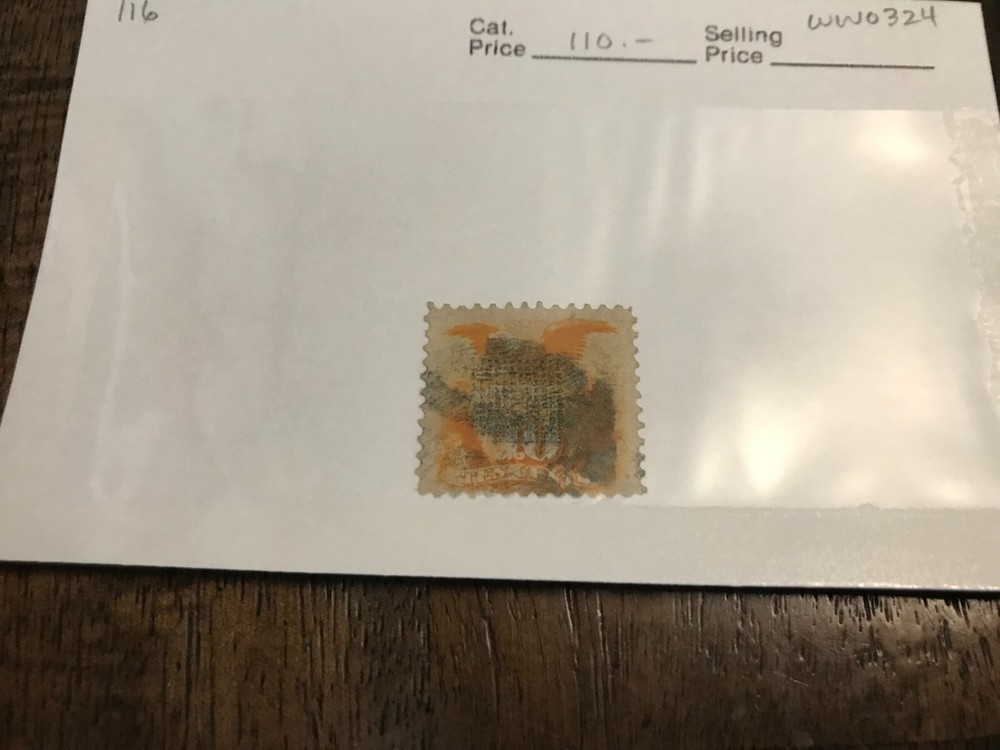 USA #116 Used 10-Cent Issue - CV $110.00 (WW0324)