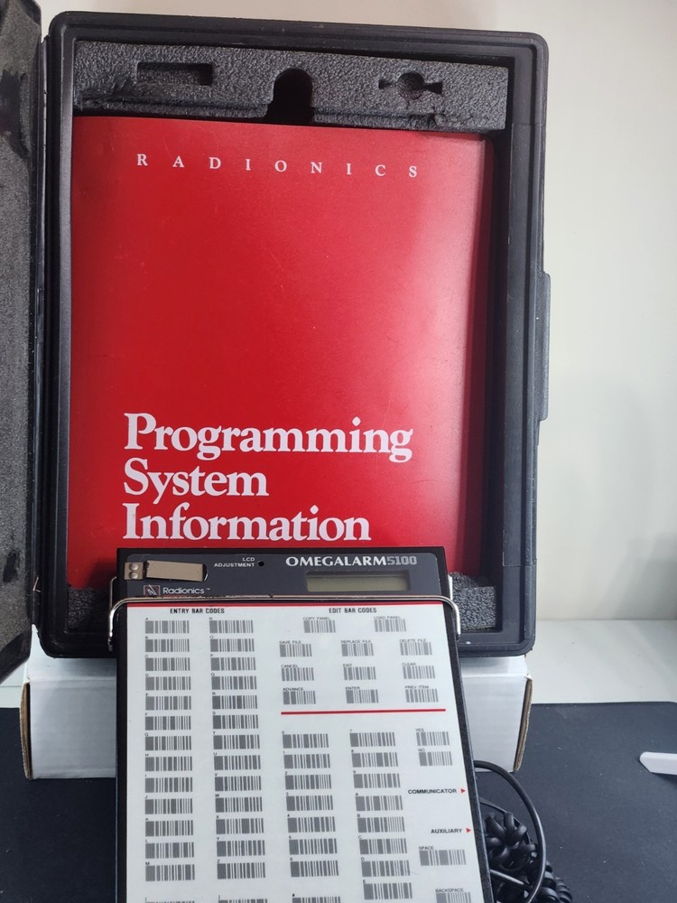 OmegaAlarm 5100 Radionics panel programmer
