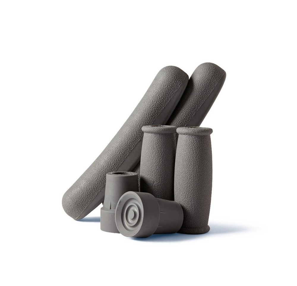 Crutch Accessory Replacement Kit, Gray