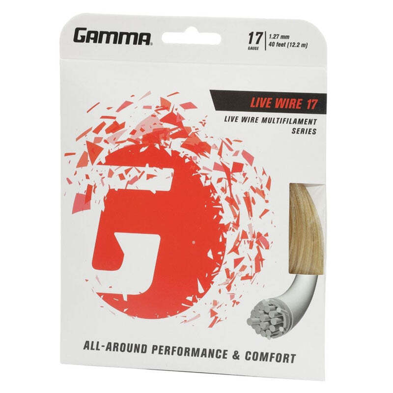 Gamma Live Wire 17 Tennis String Natural