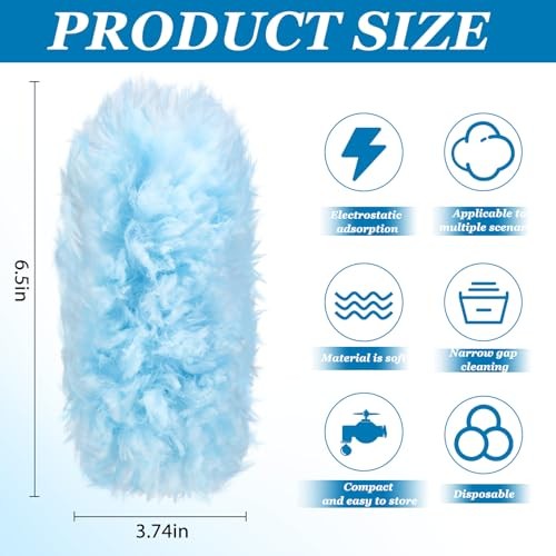 100 Count Duster Refills Heavy Duty 360° Multi Surface Duster Replacement