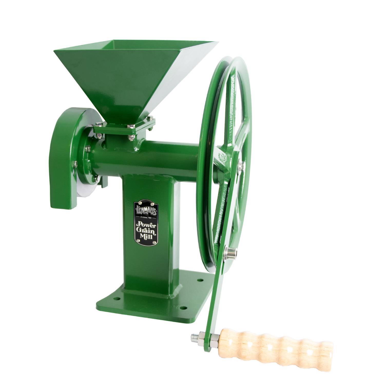 Lehman's Manual Power Grain Mill, Grinds Any Dry Grain to Flour, 6 Cup Capacity