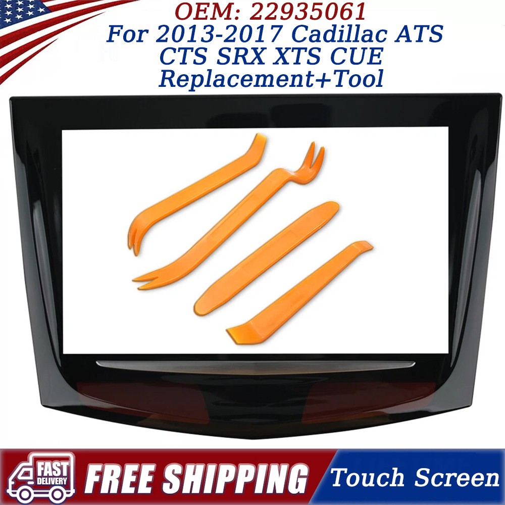 Touch Screen Display For 2013-2017 Cadillac ATS CTS SRX XTS CUE Replacement+Tool