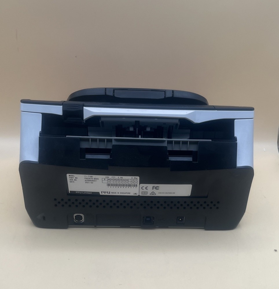 FUJITSU fi-7180 DOCUMENT SCANNER w/front tray