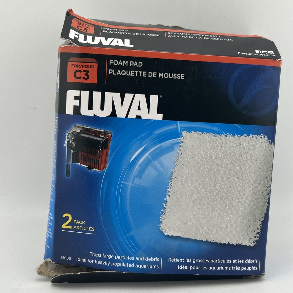 Fluval C3 Poly Foam Pad 2 Pack
