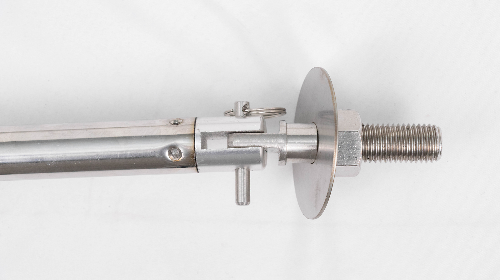 Water Ski Pylon for Outboard Boat Stainless Steel Adjustable Pole Height 33"-57"