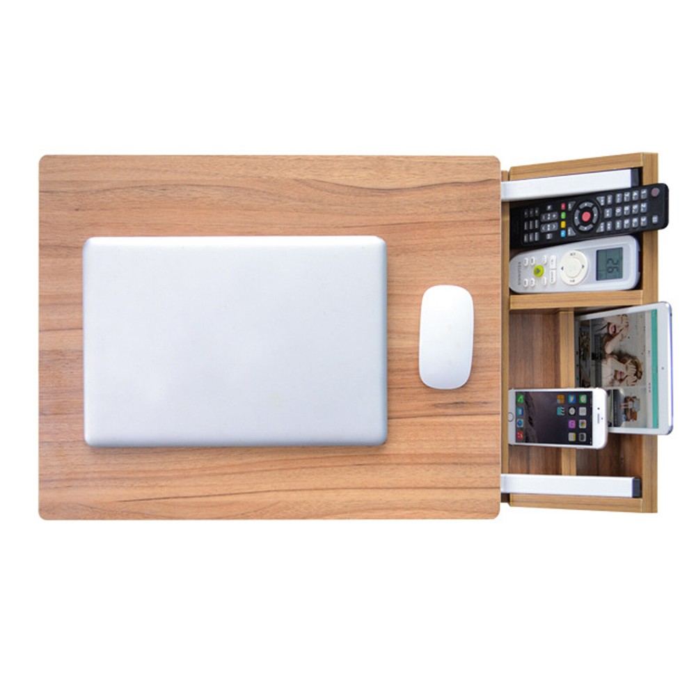Rolling Laptop Desk Bedside Table Computer Over Bed Standing Height Adjustable