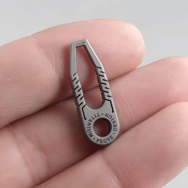 1PC Titanium Zipper Pull Replacement Detachable Zipper Pull Tab Universal