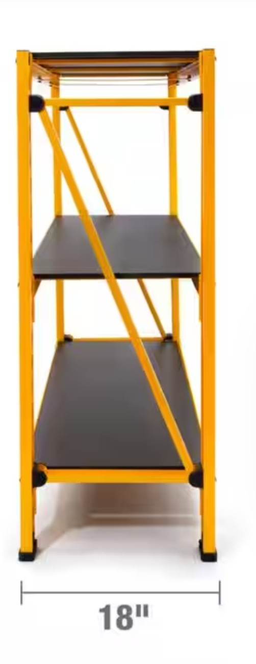 DeWalt DXST4500 48 in. H X 50 in. W X 18 in. D Yellow Steel Storage Rack