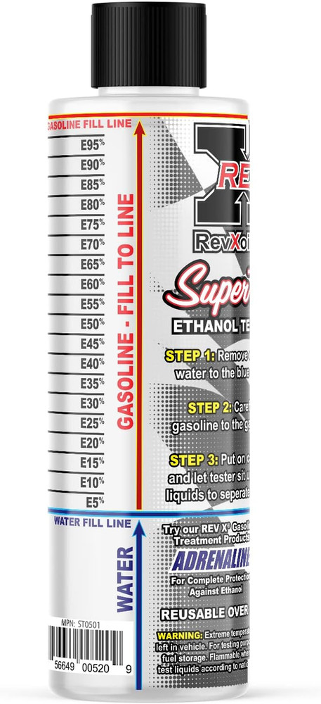 REV X E85 Super Tester - Reusable Gasoline Ethanol Testing Kit