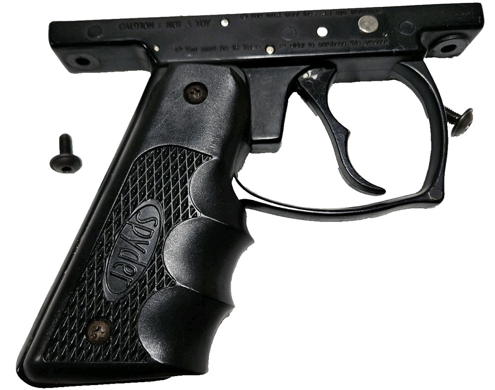 Spyder Compact 2000 Paintball Gun Mechanical Trigger Grip Frame & Screws Worn