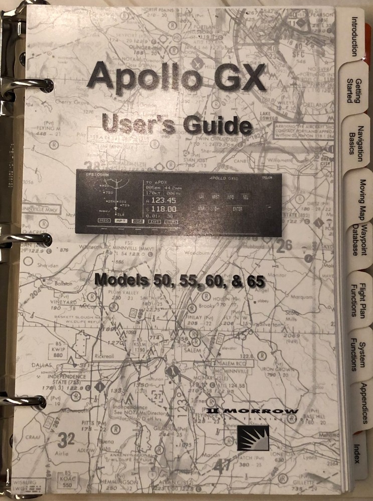 2001 UPS Aviation Technologies Apollo GX Users Guide Models 50 55 60 65 Receiver
