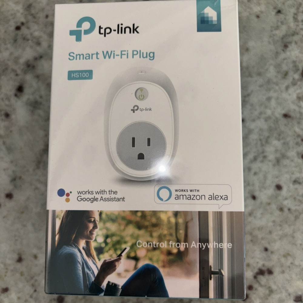 TP-Link - HS100 - Smart WiFi Plug - w/ Google Assistant & Amazon Alexa