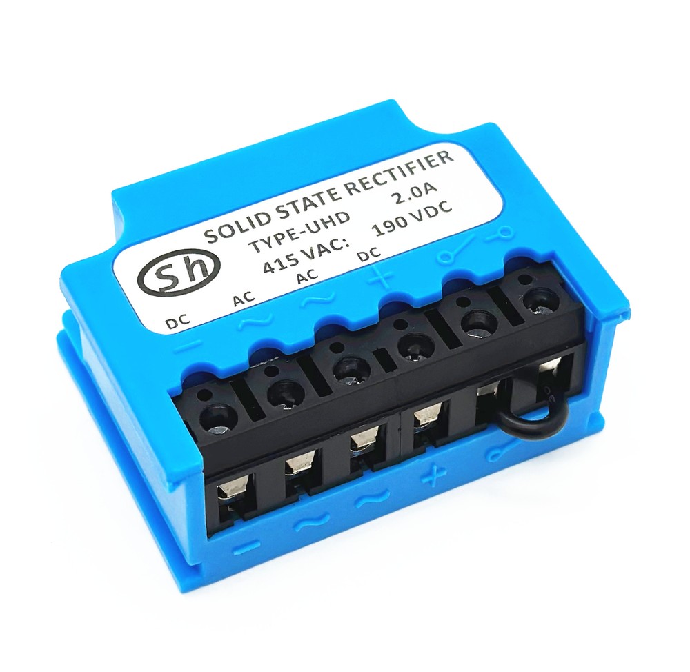 TYPE-UHD 2.0A 415VAC 190VDC SOLID STATE RECTIFIER Motor Brake Rectifier
