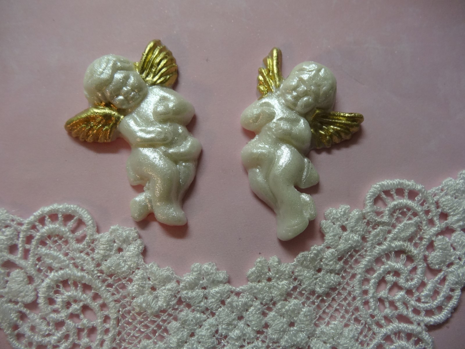 Two Angels silicone mold fondant cake decorating APPROVED FOR FOOD