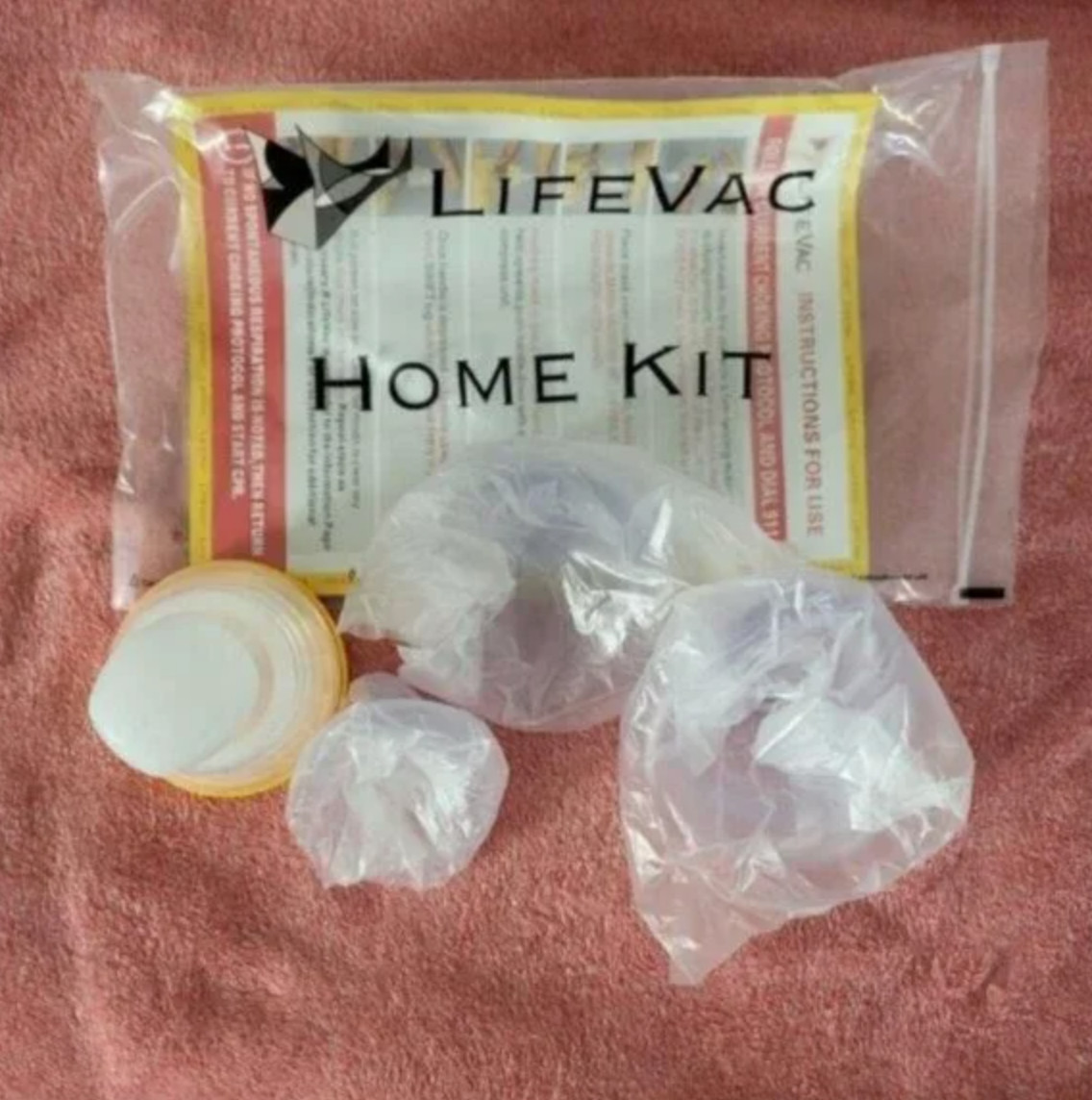 Home First Aid Kit for Emergency Portable Suction Tool Airway Clear Travel..
