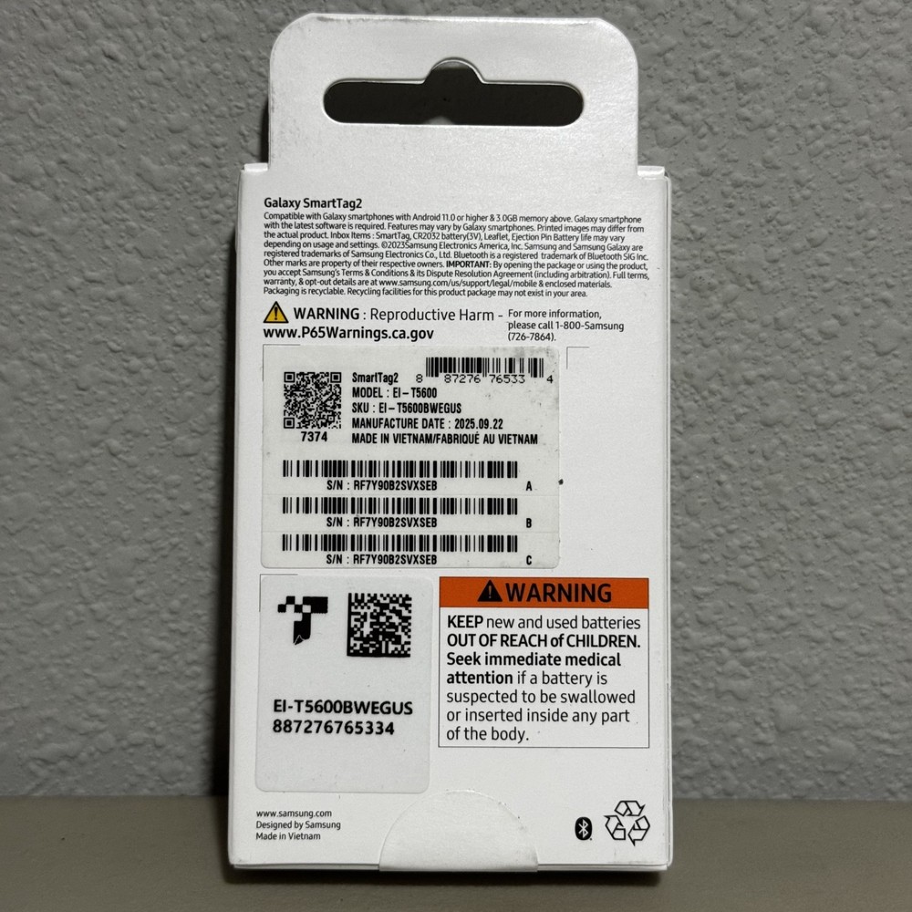 Samsung Galaxy SmartTag2 - White