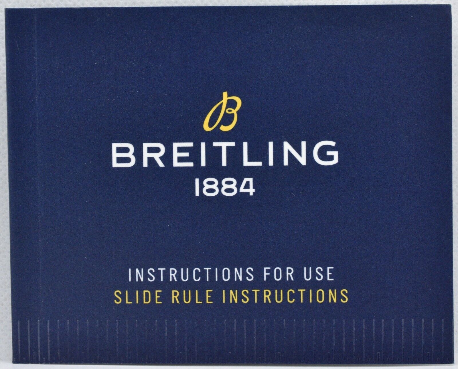 Breitling Slide Rule Navitimer Chronograph Watch Manual Instruction Book