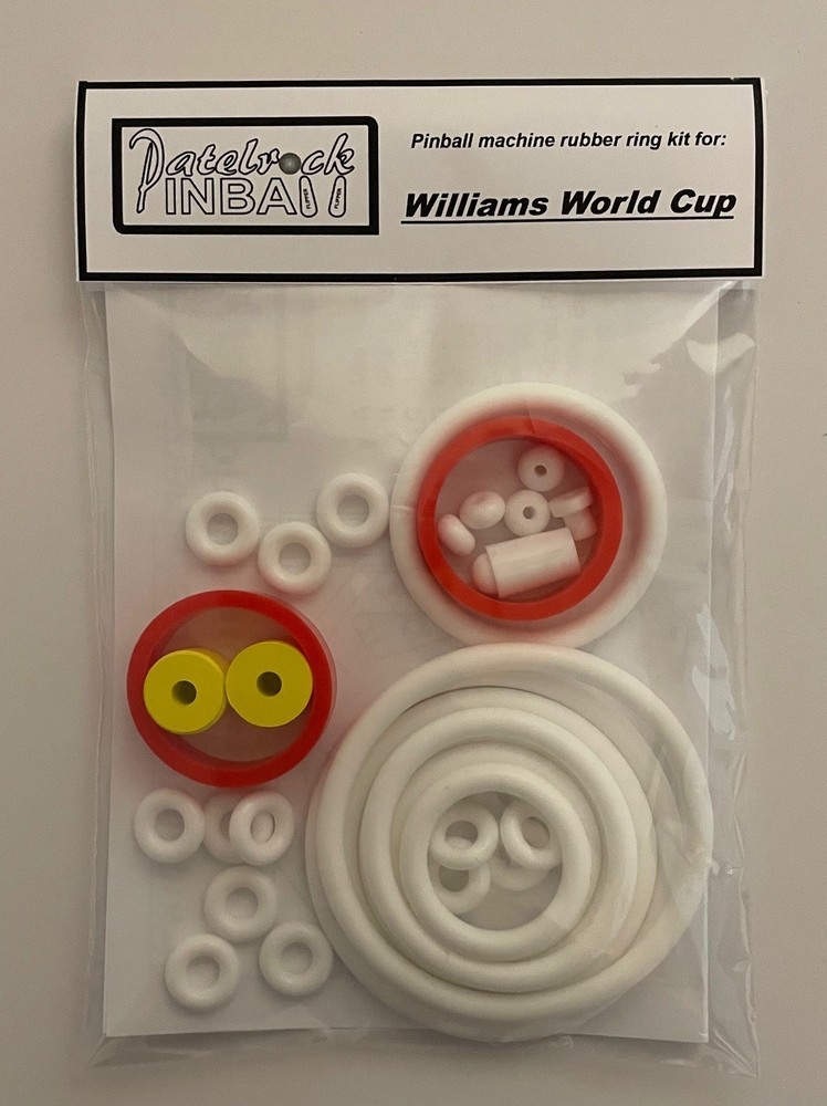 1978 Williams World Cup Pinball Machine Rubber Ring Kit