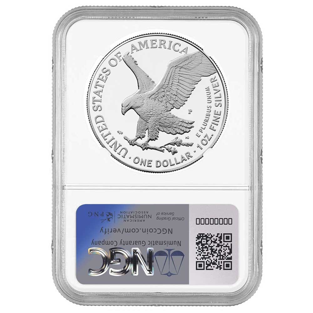 Presale - 2025-P Proof $1 American Silver Eagle Marine Corps Privy NGC PF69UC