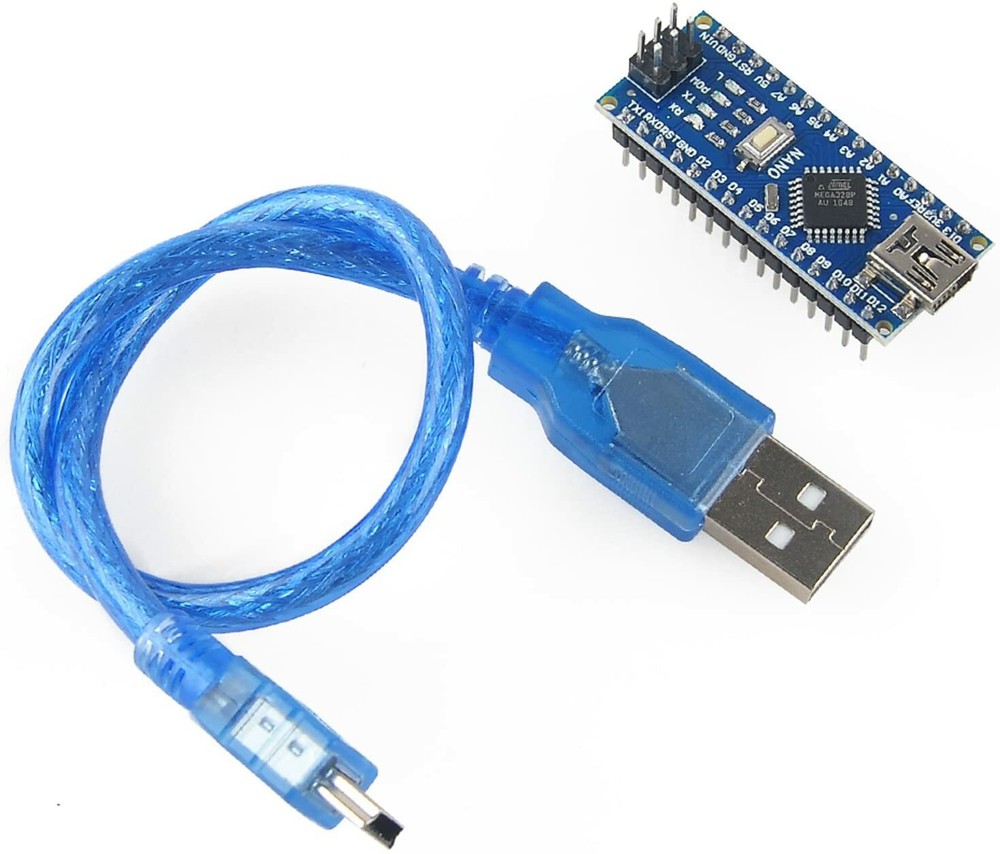 Nano V3.0 ATmega328 CH340G 5V 16M Micro-controller with Mini USB Cable