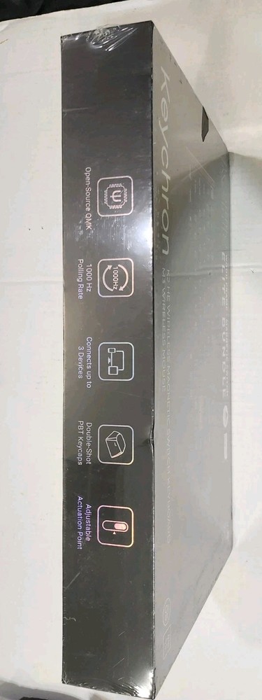 Keychron K2HE Wireless Magnetic Switch Keyboard Elite Bundle Wood Frame M3 Mouse