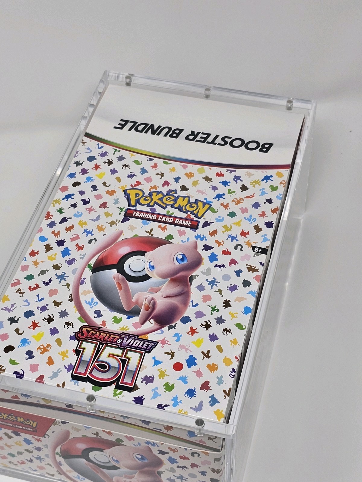 Strong Magnetic Acrylic Display Case for Pokemon Booster Bundle (Retail Case)
