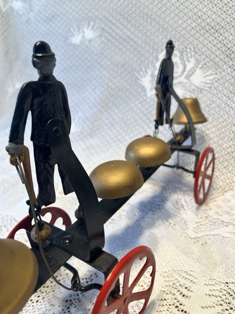 Watrous Double Bell Charlie Chaplin Pull Toy