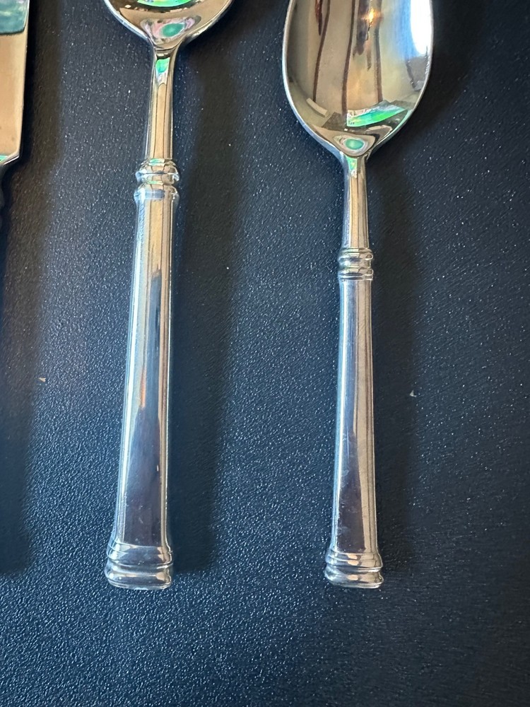 RICCI ARGENTIERI BRAMASOLE 5-PC PLACE SETTING FLATWARE SET STAINLESS STEEL