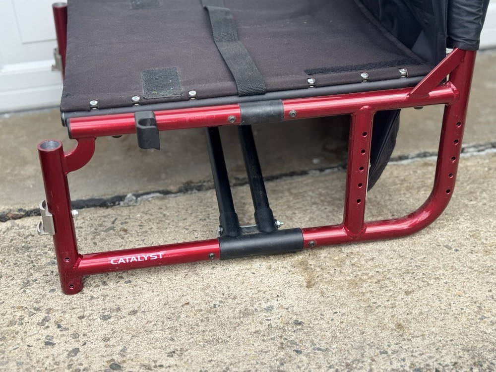 KI mobility Catalyst folding wheelchair Frame 21” W x 19” D - READ DESCRIPTION