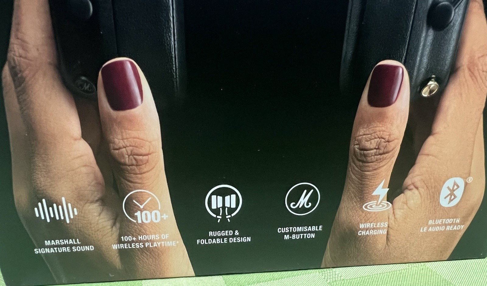 NEW SEALED Marshall Major V On-Ear Wireless Bluetooth Headphones BLACK FREE SHIP