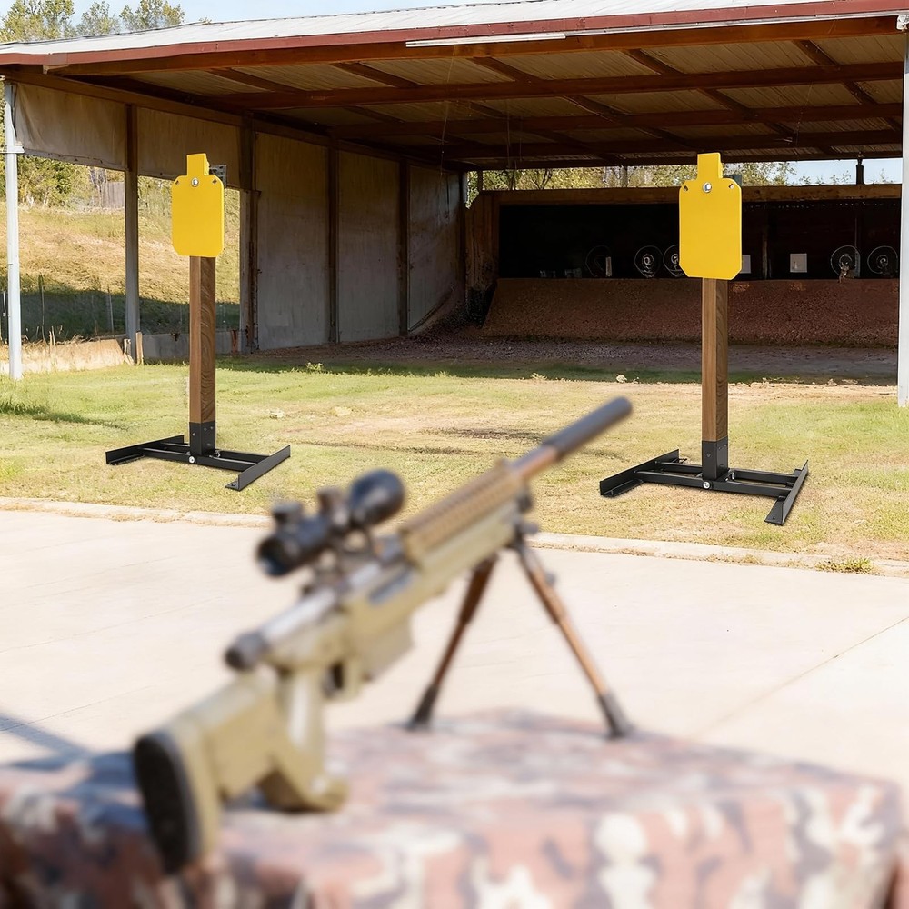 2X4 Shooting Target Stand Base, Double T-Shaped Stand-2 Set
