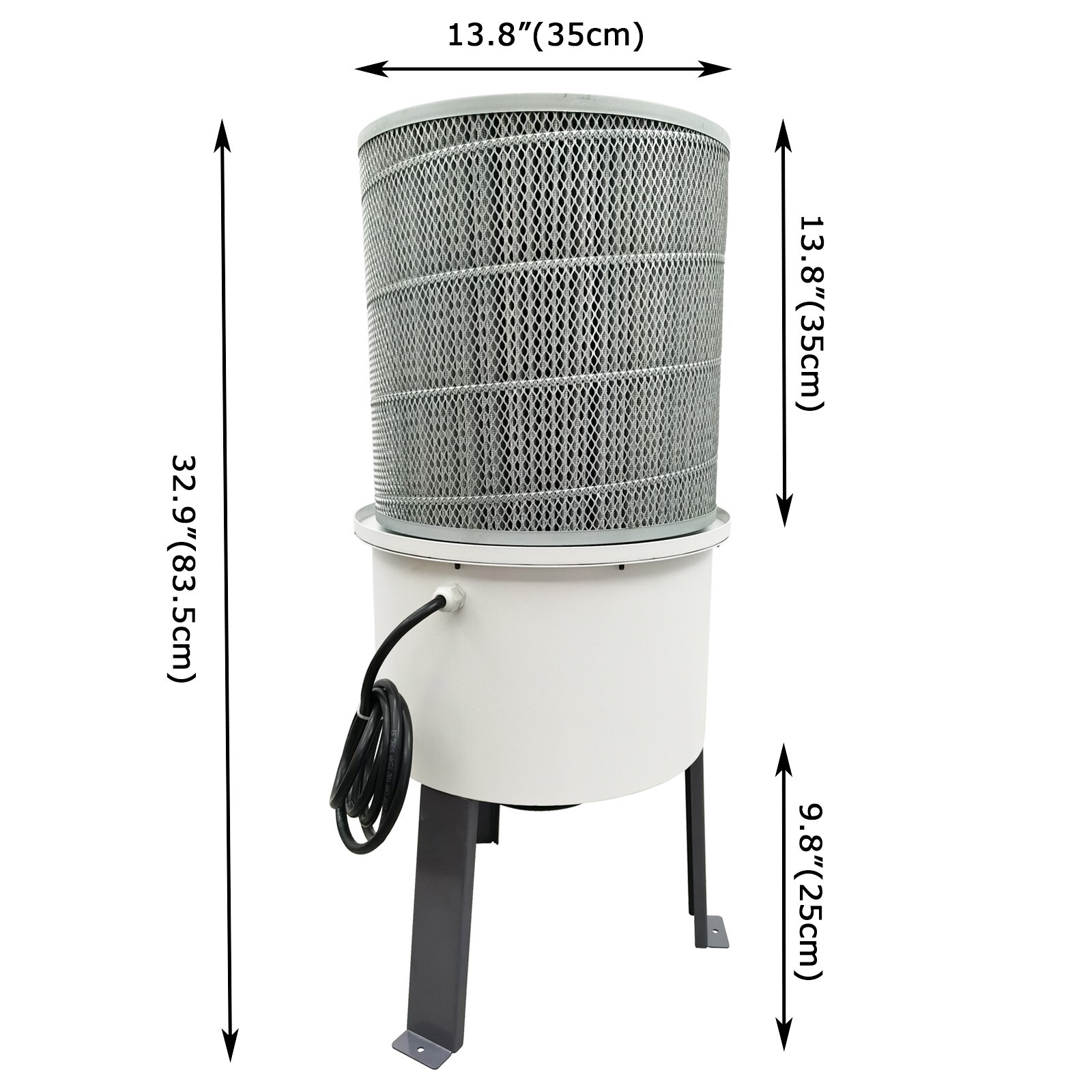 OPEN BOX 220V 3PH 1HP Oil Mist Collector 650-824CFM CNC Machine Tool Purifier