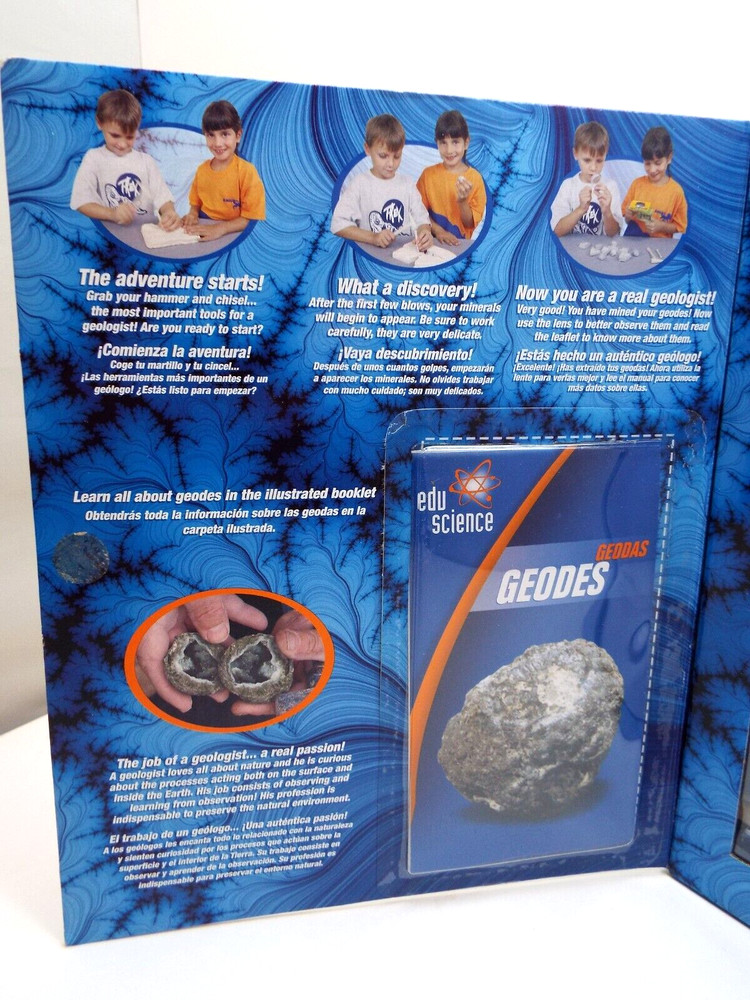 GEODES MINING KIT...EDU SCIENCE...DIG AND DISCOVER TREASURES
