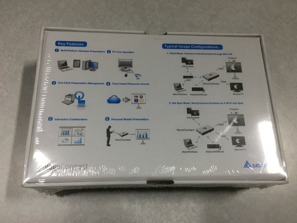 New Delta NovoConnect B360 Wireless Presentation and Collaboration System