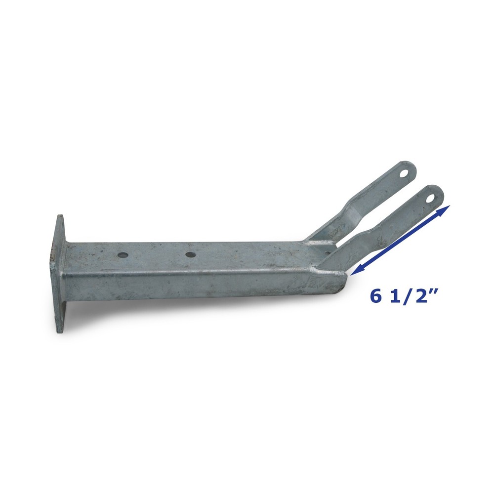 Boat Trailer Galvanized Winch Mount with Roller Bracket 3 inch Wide
